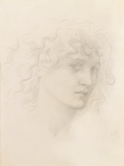Testa di May Morris da Edward Burne Jones