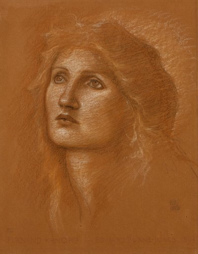 Testa di donna, 1890 da Edward Burne Jones