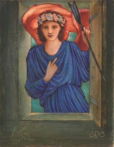 Amore alla finestra da Edward Coley Burne Jones