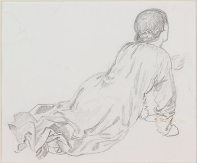 Figura reclinata da Edward Burne Jones