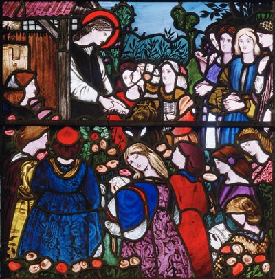 Santa Frideswide (dettaglio), 1859 da Edward Burne Jones