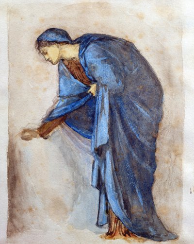 Studio per una figura della Vergine da Edward Burne Jones