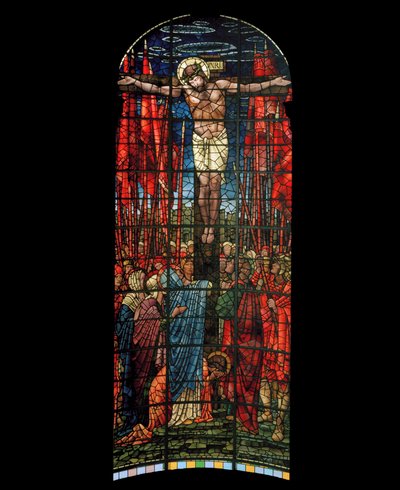 La finestra della Crocifissione da Edward Burne Jones