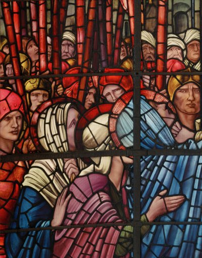 La finestra della Crocifissione (dettaglio) da Edward Burne Jones
