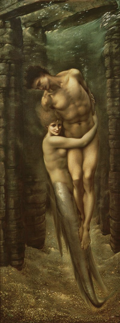 Le profondità del mare, 1886 da Edward Burne Jones