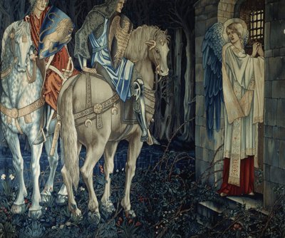 Il fallimento di Sir Gawain e Sir Ewain nel raggiungere il Santo Graal da Edward Burne Jones