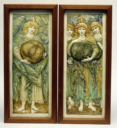 Il primo giorno della creazione e il terzo giorno della creazione da Edward Burne Jones