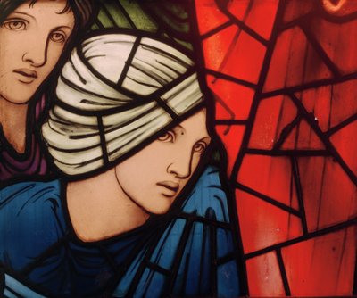 La finestra del Giudizio Universale (dettaglio) da Edward Burne Jones