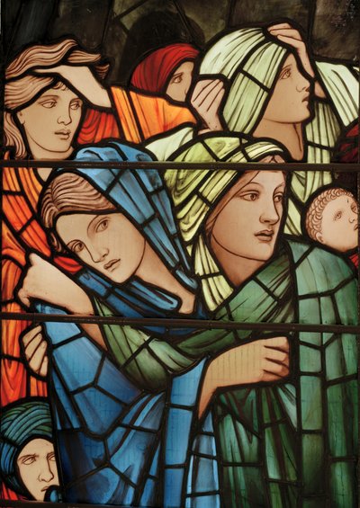 La finestra del Giudizio Universale (dettaglio) da Edward Burne Jones