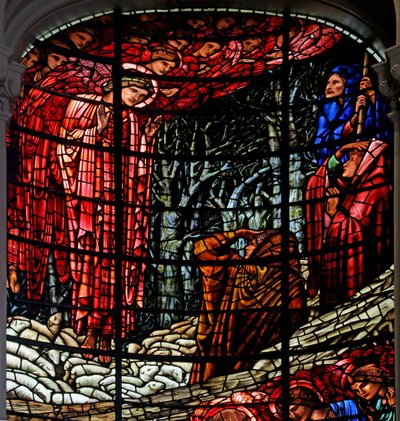 La Natività e Annunciazione ai Pastori da Edward Burne Jones