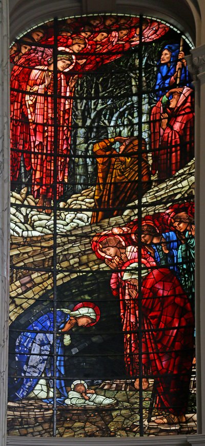 La Natività e Annunciazione ai Pastori da Edward Burne Jones