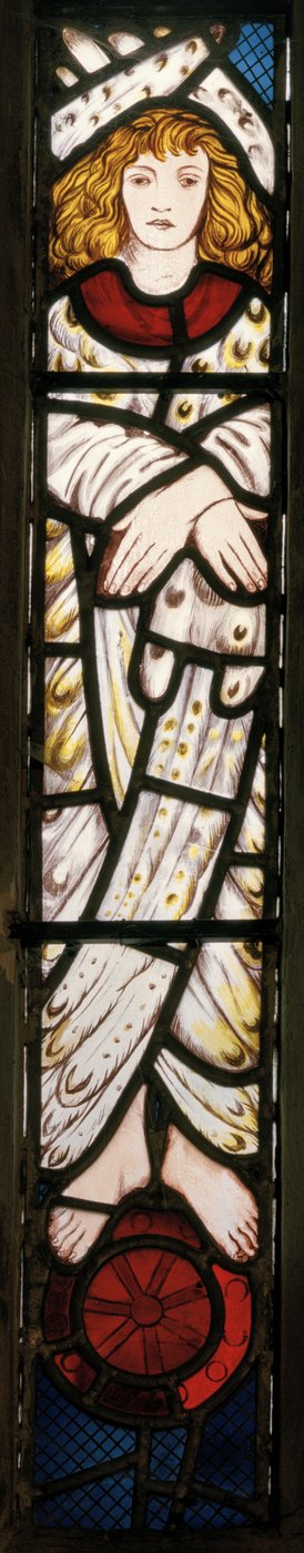 La Nuova Gerusalemme (Angelo, dettaglio) da Edward Burne Jones