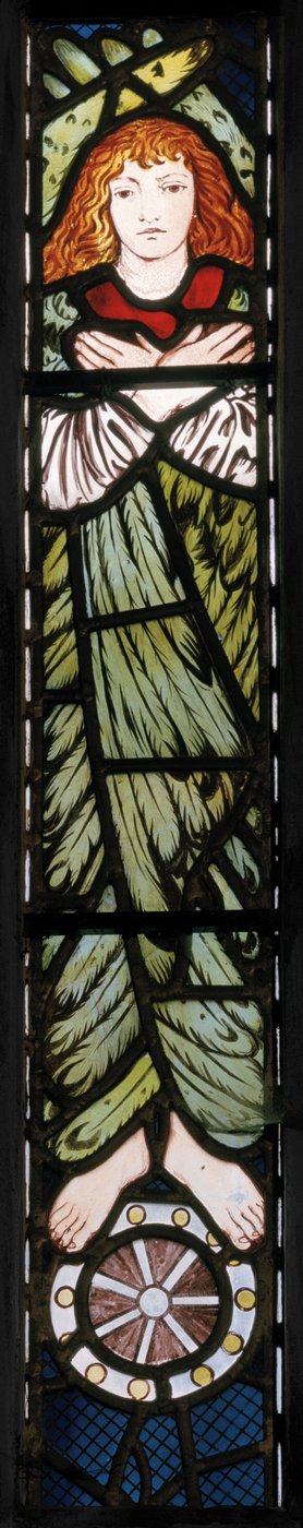 La Nuova Gerusalemme (Angelo, dettaglio) da Edward Burne Jones