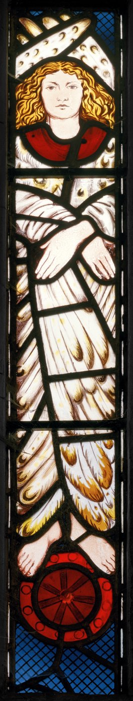 La Nuova Gerusalemme (Angelo, dettaglio) da Edward Burne Jones