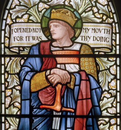 Re Ethelbert (dettaglio) da Edward Coley and Dearle Burne Jones