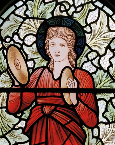 Miriam (dettaglio) da Edward Coley and Dearle Burne Jones