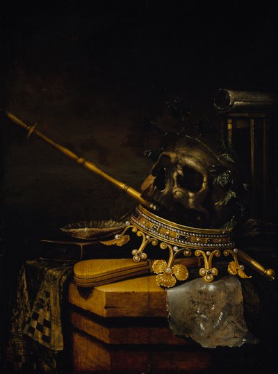 Natura morta vanitas, 1661 da Edward Collier