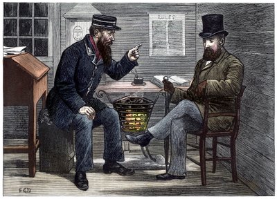 Il Segnalatore di Charles Dickens da Edward Dalziel