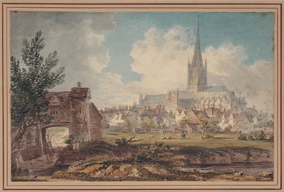 Cattedrale di Norwich da sud-est da Edward Dayes