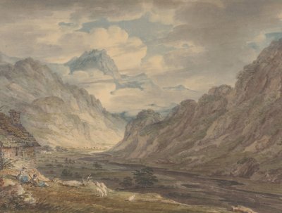 Il Passo Honister dalla Fattoria Gatesgarth, Gatesgarthdale, Distretto dei Laghi da Edward Dayes