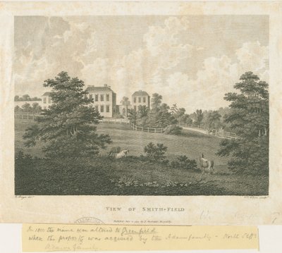Wolstanton - "Vista di Smith-Field" da Edward Dayes