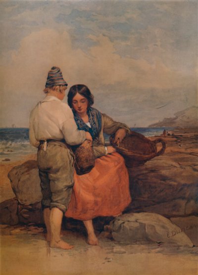 Pescatori di gamberi, XIX secolo, 1935 da Edward Duncan