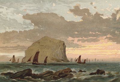 Alba, flotta di pescherecci al largo di Bass Rock da Edward Duncan