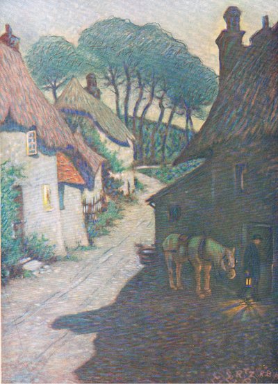 Il villaggio di Thurlstone, South Devon, da Hutchinson