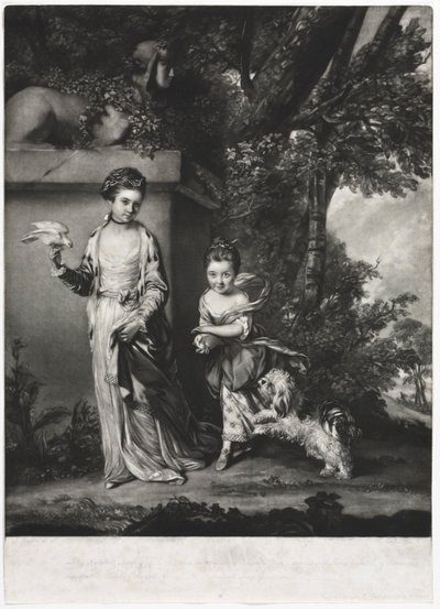 Le signore Amabel e Mary Jemima Yorke, ca. 1761 da Edward Fisher