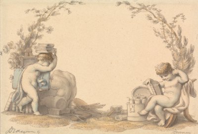 Allegoria del Disegno da Edward Francis Burney