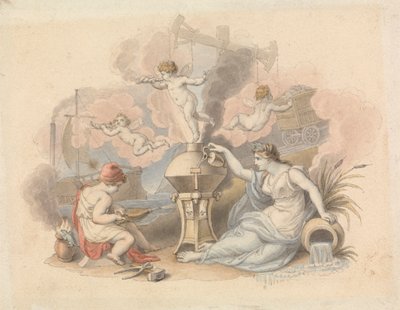 Allegoria del Vapore da Edward Francis Burney