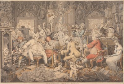 Amatori di Musica con Parrucca a Trecce da Edward Francis Burney