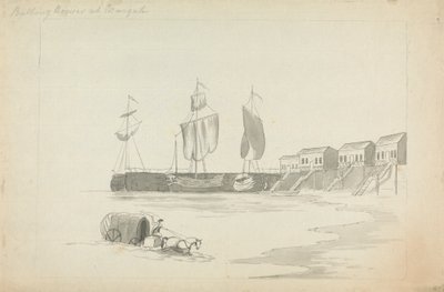 Case da bagno a Margate da Edward Francis Burney
