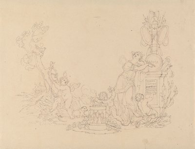 Progetti per illustrazioni delle opere di Beethoven da Edward Francis Burney