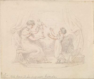 Illustrazione per La nuova bambola: Lasciami averla nelle mie mani da Edward Francis Burney