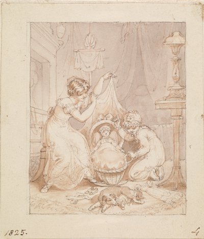 Illustrazione per La Nuova Bambola: Senza Titolo da Edward Francis Burney