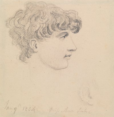 9 Gennaio 1804, Miss Ann Lukie (?) da Edward Francis Burney