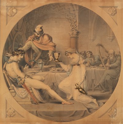 MacBeth: La Scena del Banchetto - MacBeth, Atto II, Scena IV da Edward Francis Burney