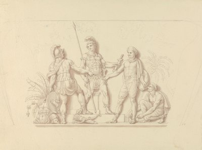 Distribuzione di armi agli indiani da Edward Francis Burney
