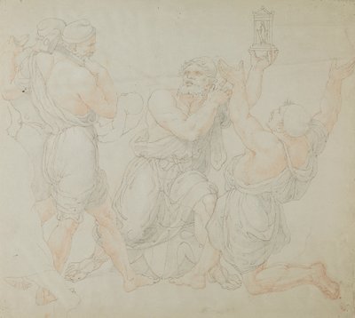 Studio per le figure di Demitrius e due operai da Edward Francis Burney