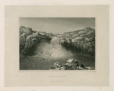 Caduta del Barrow da Edward Francis Finden