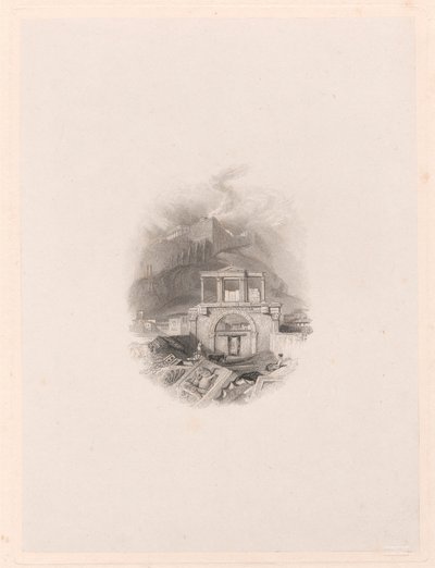 Porta di Teseo, Atene da Edward Francis Finden