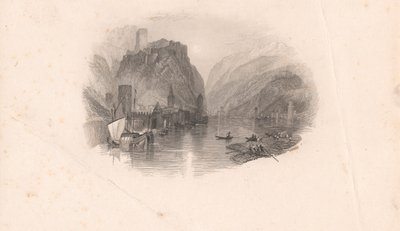 Il castello del Reno da Edward Francis Finden