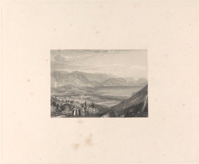 Il Mar Morto, Gerico e la Foce del Giordano da Edward Francis Finden