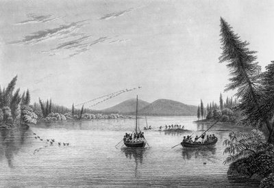 Vista dalle Rocce di Morgan nel Fiume Hill da Edward Francis Finden
