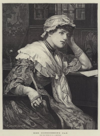 Il suo cappello da considerazione da Edward Frederick Brewtnall