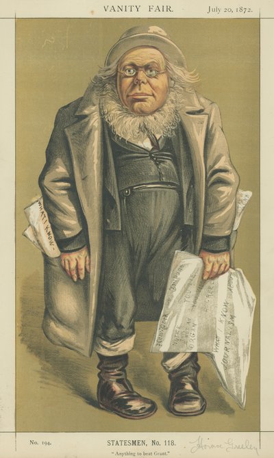 Il signor Horace Greeley da Edward Frederick Brewtnall
