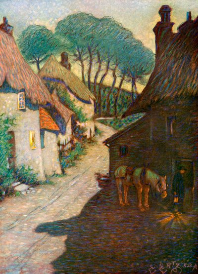 Villaggio di Thurlestone, South Devon, 1924-1926 da Edward Frederick Ertz