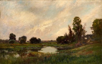 Il fiume, Sound Beach, Connecticut, ca. 1870-1907 da Edward Gay