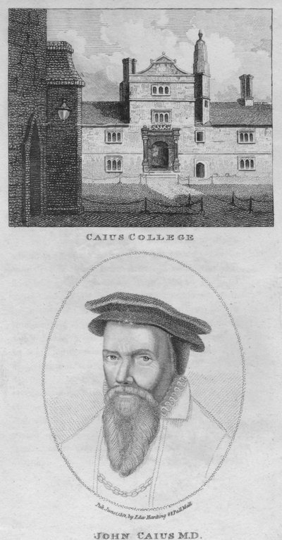 Caius College, John Caius M.D., 1801 da Edward Harding